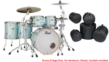 Load image into Gallery viewer, Pearl Session Studio Select Ice Blue Oyster 20/10/12/14/16 Drums +FREE GigBags NEW Authorized Dealer