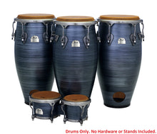 Load image into Gallery viewer, Pearl Jesus Diaz Signature Series: 3 Conga Drums & Bongos Brushed Platinum 11",11.75",12.5", 7"+8.5" Auth Dealer