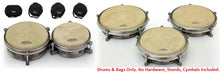 Load image into Gallery viewer, Pearl *Pre-Order* Travel Ultimate Travel Set: Congas, Bongos, Bags, Bridge, Stands, Caramel Brown | NEW | Special Order | Authorized Dealer