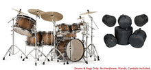 Load image into Gallery viewer, Mapex Black Panther Design Lab Versatus Gold Sparkle Burst 22x16/10x7/12x7.5/14x13/16x15/18x12 Drums