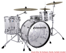 Load image into Gallery viewer, Ludwig *Pre-Order* Vistalite Clear Fab Kit 14x22/16x16/9x13 Acrylic Shell Pack Drums Set | Special Order | Authorized Dealer