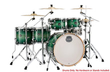 Load image into Gallery viewer, Mapex Armory Emerald Burst FAST Toms 22x18/10x7/12x8/14x12/16x14/14x5.5 6pc Studioease Shell Pack