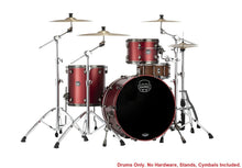 Load image into Gallery viewer, Mapex Saturn Evolution Hybrid Tuscan Red Lacquer Powerhouse Rock 3pc Drums Kit 24x14,13x9,16x16 Shell Pack Authorized Dealer