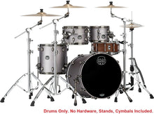 Load image into Gallery viewer, Mapex Saturn Evolution Hybrid Fusion Birch Gun Metal Grey Lacquer Drums 20x16,10x7,12x8,14x14 Shell Pack Authorized Dealer