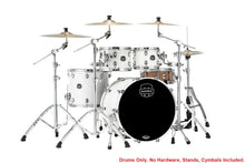 Load image into Gallery viewer, Mapex Saturn Satin White Rock Fast Drum 4pc Set 22x18/10x7/12x8/16x14 Shell Pack Authorized Dealer