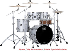 Load image into Gallery viewer, Mapex Saturn Evolution Hybrid Fusion Birch Iridium Silver Lacquer Drums | 20x16,10x7,12x8,14x14 Shell Pack Authorized Dealer
