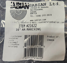 Load image into Gallery viewer, USED Sabian Pair of 16" AA Marching Band Cymbals *Ships Now* | 2 | Band & Orchestra Hand Cymbals | Authorized Dealer