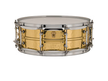 Load image into Gallery viewer, Ludwig Hammered Brass 5x14" Snare Drum Chrome Hardware w/Tube Lugs LB420BKT | NEW | Made in the USA | Authorized Dealer