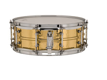 Load image into Gallery viewer, Ludwig Hammered Brass 5x14" Snare Drum Chrome Hardware w/Tube Lugs LB420BKT | NEW | Made in the USA | Authorized Dealer