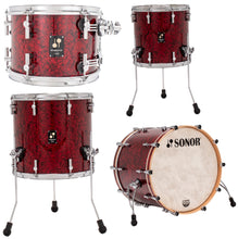 Load image into Gallery viewer, SONOR Momentum Beech Series Red Pearl Wrap Custom 4pc Kit 22_12_14_16 Drums Set Shell Pack | Made in Germany | NEW | SHIPS NOW | Authorized Dealer