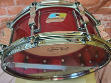 Load image into Gallery viewer, Ludwig Vistalite Red 5x14" Bowtie Lug Molded Acrylic Snare Drum | In Stock Now | Authorized Dealer