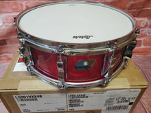 Load image into Gallery viewer, Ludwig Vistalite Red 5x14" Bowtie Lug Molded Acrylic Snare Drum | In Stock Now | Authorized Dealer