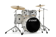 Load image into Gallery viewer, Sonor AQ1 Piano White Stage 5pc Kit 22x17.5/10x7/12x8/16x15/14x6 Birch Drum Shells +Hardware Dealer