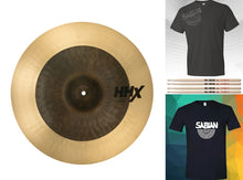 Load image into Gallery viewer, Sabian HHX 19" Omni Ride Effect Cymbal +Shirt/2x Sticks Bundle | Made in Canada | Authorized Dealer