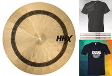 Load image into Gallery viewer, Sabian HHX 21" 3-Point Ride Cymbal +Shirt/2x Sticks Bundle & Save Made in Canada | Authorized Dealer