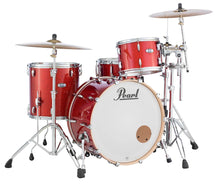 Load image into Gallery viewer, Pearl Masters Complete 24x14_13x9_16x16 Vermillion Sparkle Drums Shell Pack +Bags Authorized Dealer