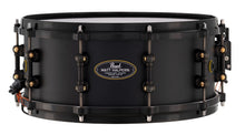 Load image into Gallery viewer, Pearl Matt Halpern 14"x6" Black-on-Brass Signature Snare Drum Powder-Coat Finish | Authorized Dealer