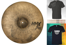 Load image into Gallery viewer, Sabian HHX 21" Fierce Ride Cymbal +Shirt/2x Sticks Bundle & Save Made in Canada | Authorized Dealer