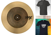 Load image into Gallery viewer, Sabian HHX 22" Omni Ride Effect Cymbal +Shirt/2x Sticks Bundle | Made in Canada | Authorized Dealer