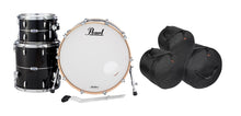 Load image into Gallery viewer, Pearl Masters Complete 20x14_12x8_14x14 Quicksilver Black Shell Pack +FREE GigBags Authorized Dealer