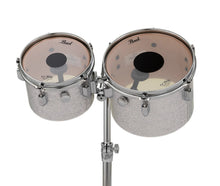 Load image into Gallery viewer, Pearl Drums President Series 8x6" + 10x7" Silver Sparkle Concert Tom Set w/Stand | Authorized Dealer