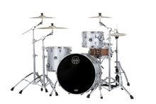 Load image into Gallery viewer, Mapex *Pre-Order* Saturn Evolution Hybrid Iridium Silver Lacquer Powerhouse Rock Drum Kit 24x14,13x9,16x16 Shell Pack Special Order Authorized Dealer