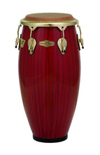Load image into Gallery viewer, Pearl *Pre-Order* Havana Series Fiberglass 4pc Conga & Bongos Set Red Tiger Stripe Gold 11",11.75",12.5", 7"/ 9" | Special Order | Authorized Dealer