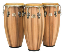 Load image into Gallery viewer, Pearl Elite Series Thai Oak Caramel Brown 3pc Quinto Conga Tumba Drum Set 11", 11.75", 12.5" Authorized Dealer