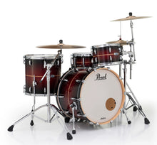 Load image into Gallery viewer, Pearl Masters Complete Natural Banded Redburst Drums 24x14_13x9_16x16 Shell Pack & Bags Auth Dealer