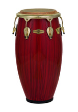 Load image into Gallery viewer, Pearl *Pre-Order* Havana Series Fiberglass 4pc Conga & Bongos Set Red Tiger Stripe Gold 11",11.75",12.5", 7"/ 9" | Special Order | Authorized Dealer