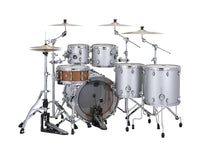 Load image into Gallery viewer, Mapex Saturn Evolution Workhorse Birch Iridium Silver Lacquer Drum Kit | 22x18,10x8,12x9,14x14,16x16 | Auth Dealer