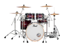 Load image into Gallery viewer, Pearl Masters Complete Red Burst Stripe 22x18_10x7_12x8_16x16 Drum Set Shells BAGS Authorized Dealer