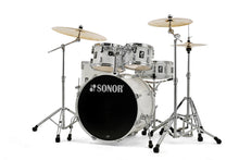 Load image into Gallery viewer, Sonor AQ1 Piano White Stage 5pc Kit 22x17.5/10x7/12x8/16x15/14x6 Birch Drum Shells +Hardware Dealer
