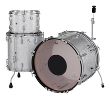 Load image into Gallery viewer, Pearl *Pre-Order* President Series Deluxe 22x14, 13x9, 16x16 #450 Silver Sparkle Wrap Kit Drums Shell Pack | Custom Listing | Authorized Dealer