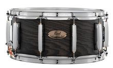 Load image into Gallery viewer, Pearl Session Studio Select Black Satin Ash 14x6.5" Snare Drum Mahogany Shell NEW Authorized Dealer