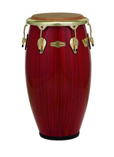 Load image into Gallery viewer, Pearl *Pre-Order* Havana Series Fiberglass 4pc Conga & Bongos Set Red Tiger Stripe Gold 11",11.75",12.5", 7"/ 9" | Special Order | Authorized Dealer