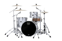 Load image into Gallery viewer, Mapex Saturn Evolution Hybrid Iridium Silver Lacquer Organic Rock 3pc Drums 22x16,12x8,16x16 Shell Pack Authorized Dealer