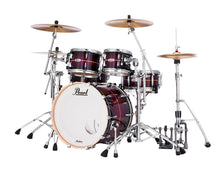 Load image into Gallery viewer, Pearl Masters Complete Red Burst Stripe 22x18_10x7_12x8_16x16 Drum Set Shells BAGS Authorized Dealer