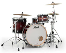 Load image into Gallery viewer, Pearl Masters Complete Natural  Banded Redburst Drums 22x16_12x8_16x16 Shell Pack & Bags Auth Dealer