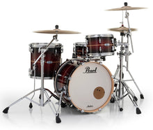 Load image into Gallery viewer, Pearl Masters Complete Natural Banded Redburst 20x14_12x8_14x14 Shell Pack Drums +Bags | Auth Dealer