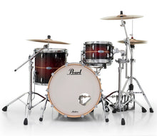 Load image into Gallery viewer, Pearl Masters Complete Natural  Banded Redburst Drums 22x16_12x8_16x16 Shell Pack & Bags Auth Dealer