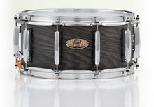 Load image into Gallery viewer, Pearl Session Studio Select Black Satin Ash 14x6.5" Snare Drum Mahogany Shell NEW Authorized Dealer