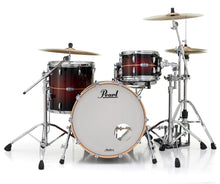 Load image into Gallery viewer, Pearl Masters Complete Natural  Banded Redburst Drums 22x16_12x8_16x16 Shell Pack & Bags Auth Dealer