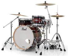 Load image into Gallery viewer, Pearl Masters Complete Natural Banded Redburst Drums 24x14_13x9_16x16 Shell Pack & Bags Auth Dealer