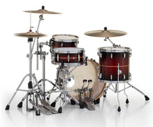 Load image into Gallery viewer, Pearl Masters Complete Natural Banded Redburst 20x14_12x8_14x14 Shell Pack Drums +Bags | Auth Dealer