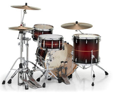 Load image into Gallery viewer, Pearl Masters Complete Natural Banded Redburst Drums 24x14_13x9_16x16 Shell Pack & Bags Auth Dealer