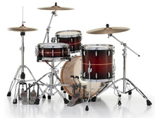 Load image into Gallery viewer, Pearl Masters Complete Natural Banded Redburst 20x14_12x8_14x14 Shell Pack Drums +Bags | Auth Dealer