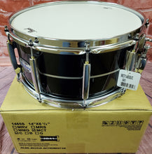 Load image into Gallery viewer, Pearl Pre-Order Masters Maple Complete Quicksilver Black Silver Stripe 14x6.5" Snare Drum NEW Authorized Dealer