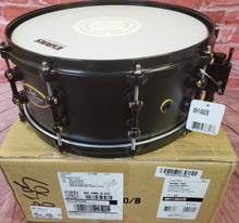 Load image into Gallery viewer, Pearl Matt Halpern 14"x6" Black-on-Brass Signature Snare Drum Powder-Coat Finish | Authorized Dealer