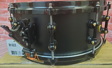 Load image into Gallery viewer, Pearl Matt Halpern 14"x6" Black-on-Brass Signature Snare Drum Powder-Coat Finish | Authorized Dealer